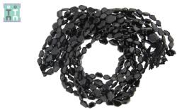 Spinel Negru Margele Pietre Semipretioase Neregulat Fatetat - 5-7 x 5-6 mm