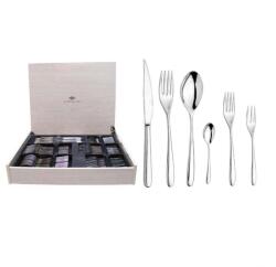Inoxriv Set tacam Ottocento, Inoxriv, 72 piese, cutie lemn (66111072) Tacam