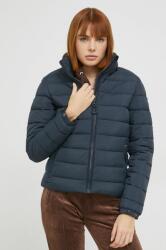 Superdry rövid kabát női, sötétkék, átmeneti - sötétkék S - answear - 28 990 Ft