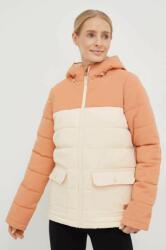 Rip Curl rövid kabát női, krémszínű, téli - narancssárga L