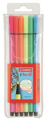 STABILO Pen 68 rostirón készlet 1 mm 6db neon szín (TST68061)