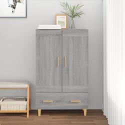 vidaXL Dulap înalt, gri sonoma, 70x31x115 cm, lemn compozit (817484) Comoda