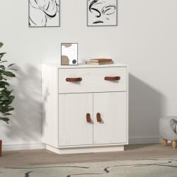 vidaXL Servantă, alb, 65, 5x40x75 cm, lemn masiv de pin (820128) Comoda