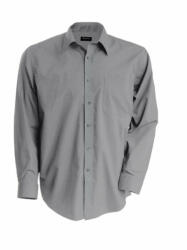 Kariban Férfi ing Kariban KA545 Jofrey > Long-Sleeved Shirt -XL, Silver