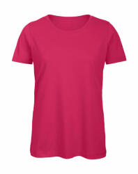 B and C Női rövid ujjú organikus póló B and C Organic Inspire T /women T-Shirt XL, Fuchsia