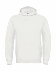 B&C Collection Férfi kapucnis hosszú ujjú pulóver B and C ID. 003 Cotton Rich Hooded Sweatshirt 3XL, Fehér