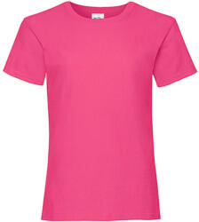 Fruit of the Loom Gyerek póló Rövid ujjú Fruit of the Loom Valueweight T Girls - 152 (12-13), Fuchsia