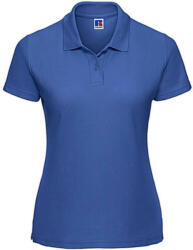 Russell Europe Női galléros póló rövid ujjú Russell Europe Ladies' Polo Poly-Cotton Blend - XL, Világos királykék