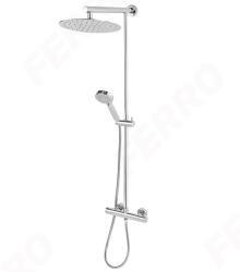 FERRO Baterie dus termostatica cu set dus fix si para dus mobila set 2 in 1 -Trevi FERRO NP75-TRV7U