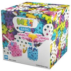 Meli Set de constructie creativa Constructor Pink 200 piese, Meli EduKinder World