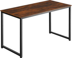 tectake 404467 flint íróasztal - ipari sötét fa, rusztikus, 140 cm