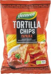 dennree Tortilla chips cu paprika bio 125g Dennree - supermarketpentrutine - 11,68 RON