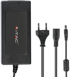 V-TAC műanyagházas adapter IP44 LED tápegység 12V DC 60W 5A - SKU 3239 (3239)