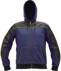 CERVA Hanorac pentru bărbați cu fermoar CREMORNE - Albastru închis | 3XL (0306007541006)