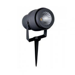V-TAC Lampa LED de Gradina cu Tepusa 12W, Corp Gri, Lumina Verde (22216-)