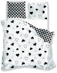  Szives kétszemélyes ágyneműhuzat (200x220 + 2 db 70x80 cm)