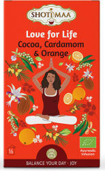 Shoti Maa Ceai Shotimaa Balance Your Day - Love for Life - cacao, cardamom si portocala bio 16dz