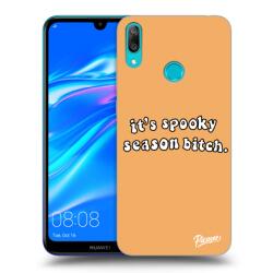 Picasee Átlátszó szilikon tok az alábbi mobiltelefonokra Huawei Y7 2019 - Spooky season