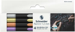 Schneider Liner metalizat, 1-2 mm, SCHNEIDER Paint-It 020 Metallic, 4 buc/set