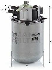 Mann-filter filtru combustibil MANN-FILTER WK 9080 (WK 9080) - automobilus