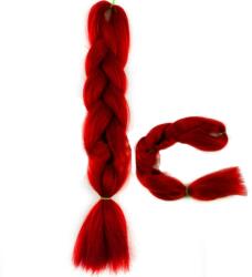 CODA'S Hair Jumbo Braid Műhaj 120cm, 100gr/csomag - Tűzpiros