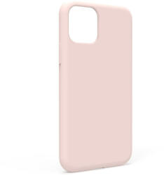 Lemontti Husa Lemontti Husa Liquid Silicon iPhone 11 Pro Max Pink Sand (protectie 360�, material fin, captusit cu microfibra) (LEMCLSXIPMPK) - pcone
