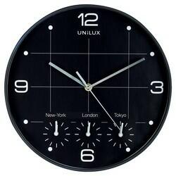 Unilux Ceas de perete UNILUX On Time - negru (UL-400094567)