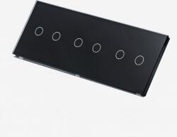 Tosyco Intrerupator dublu + dublu + dublu cu touch (tactil) din sticla 1000W Tosyco (TOS-C2G2G2G-B)