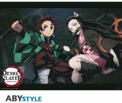 Abysse Corp Demon Slayer poszter Tanjiro&Nezuko Fight Position (52x38) (ABYDCO853)