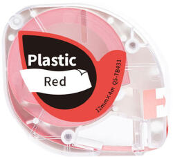AIMO Etichete universale 12mm x 4m plastic rosu Q5-TB431 91203 S0721630 (AIQ5TB431)