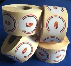 Etikett, 50 mm kör, 1000 etikett/tekercs, magyar címeres (ISCK50M) (5998377105709 ; ; ; ; ; ; ; ; ;)