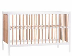CHILDHOME Patut Childhome Cot 97 Fag 60x120 cm, Natural Alb (CH-BE97WN) - ookee