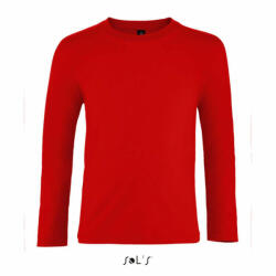 SOL'S Gyerek póló SOL'S SO02947 Sol'S Imperial Lsl Kids - Long Sleeve T-Shirt -12A, Red