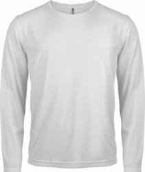 Proact Férfi póló Proact PA443 Men'S Long-Sleeved Sports T-Shirt -L, White