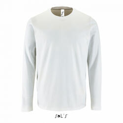 SOL'S Férfi póló SOL'S SO02074 Sol'S Imperial Lsl Men - Hosszú Ujjú póló -4XL, White