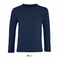 SOL'S Gyerek póló SOL'S SO02947 Sol'S Imperial Lsl Kids - Long Sleeve T-Shirt -4A, French Navy