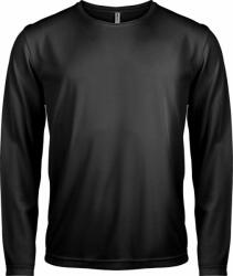 Proact Férfi póló Proact PA443 Men'S Long-Sleeved Sports T-Shirt -S, Black