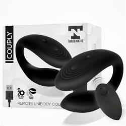 Tardenoche Couply Couple Toy with Remote Control Liquid Silicone Black Vibrator