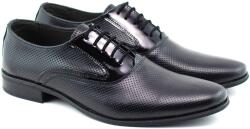 Ciucaleti Shoes Pantofi barbati eleganti din piele naturala, cu sivite lac - STEFINPF (STEFINPF)