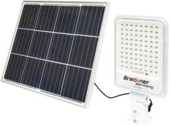 Breckner Proiector LED 30W cu panou solar si baterie 3, 2V/40Ah si suport articulat Breckner Germany (BK87489)