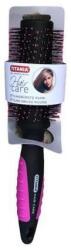 TITANIA Perie cilindrică pentru styling, 23 cm, negru/roz - Titania Hair Care