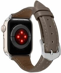 Spigen Curea piele Spigen Kajuk compatibila cu Apple Watch 4/5/6/7/8/SE 40/41mm Khaki (AMP05441)