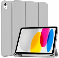  Tablettok iPad 2022 10.9 (iPad 10) - szürke smart case, ceruza tartóval