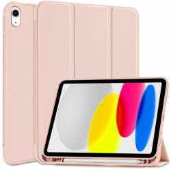  Tablettok iPad 2022 10.9 (iPad 10) - pink smart case, ceruza tartóval