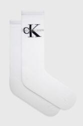 Calvin Klein Jeans Șosete bărbați, culoarea alb 99KK-LGM0KA_00X