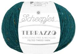 Scheepjes Terrazzo 751 Reale - türkizkék gyapjú fonal