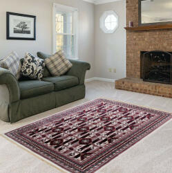 Bakhtar Gépi perzsa szőnyeg bézs Afghan 160x230 klasszikus nappali szőnyeg (AFG09160230)