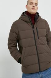 Abercrombie & Fitch rövid kabát férfi, barna, átmeneti - barna S