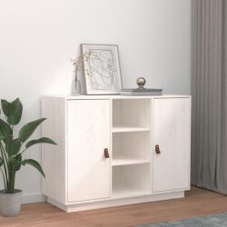 vidaXL Servantă, alb, 100x40x75 cm, lemn masiv de pin (820133) Comoda