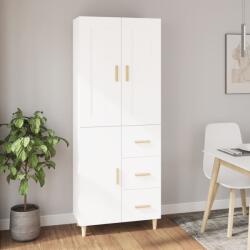 vidaXL Dulap înalt, alb, lemn prelucrat (3115020) Comoda